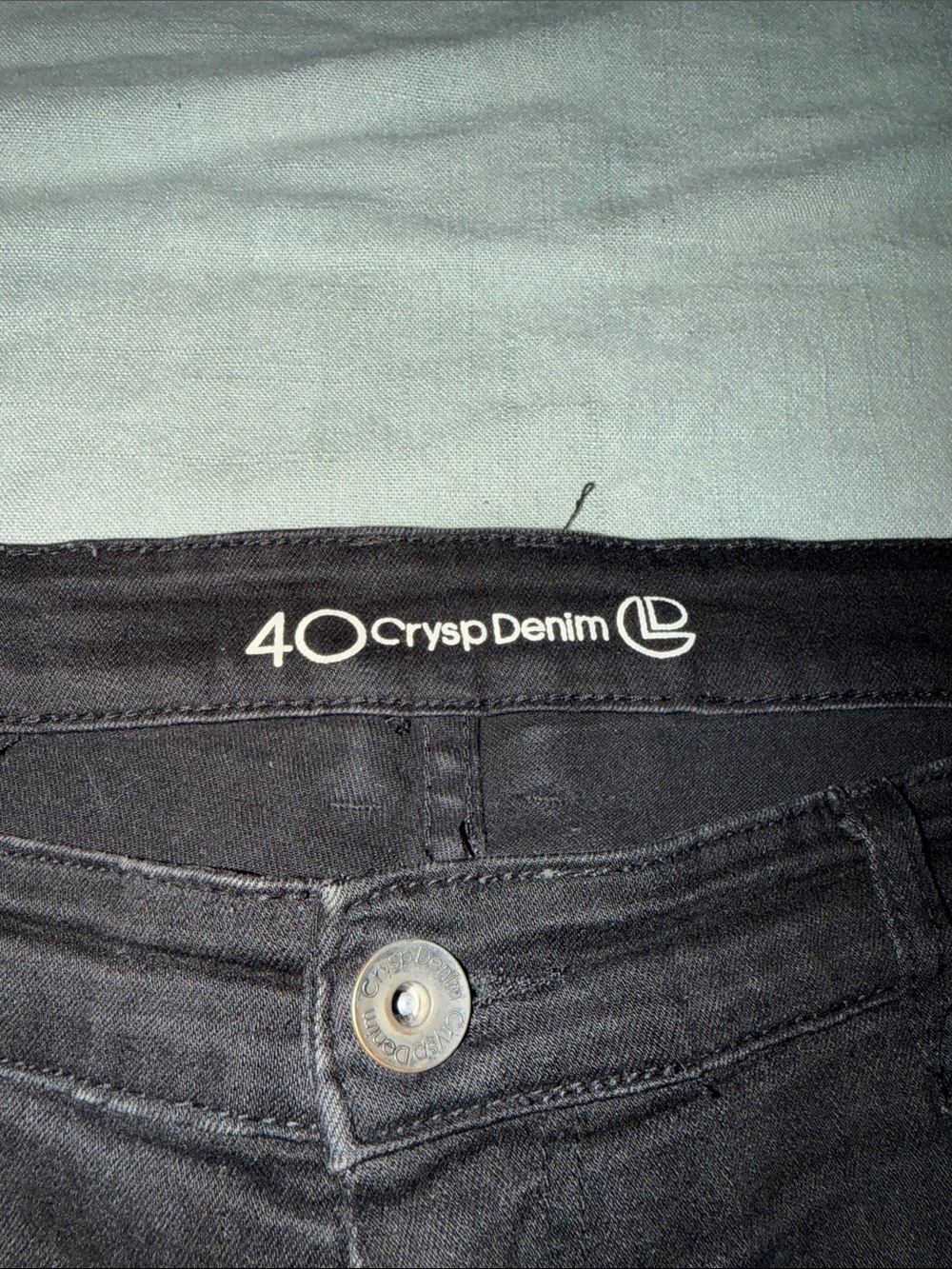 Men ‘Crysp Denim’ Black Skinny Zipper Hem Jeans - Picture 2 of 8